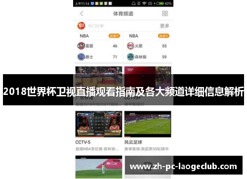 2018世界杯卫视直播观看指南及各大频道详细信息解析